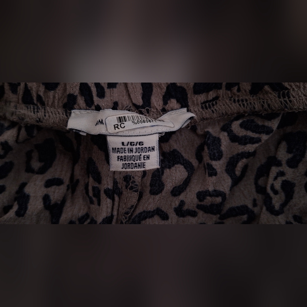 American Eagle Sz L Leopard Print Women's Shorts - Picture 4 of 6
